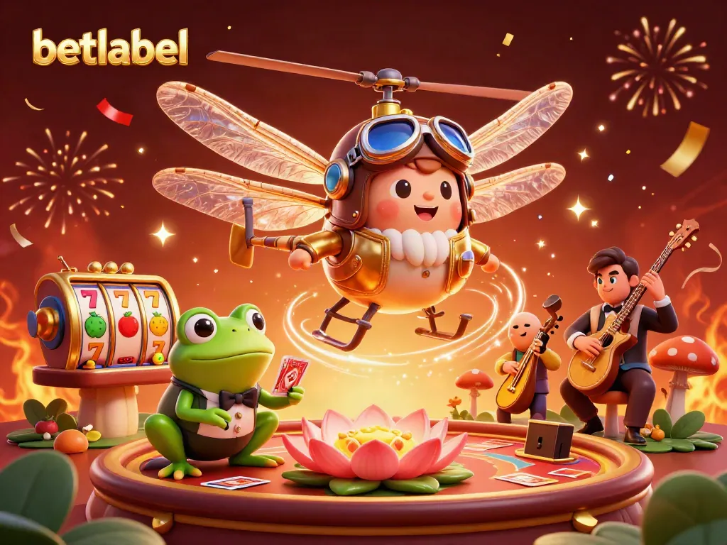 Experience thrilling games at betlabel casino with vibrant characters and jackpot elements.